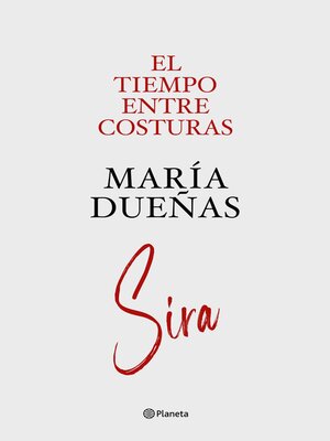 cover image of El tiempo entre costuras y Sira (Pack)